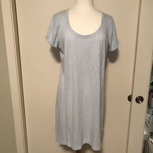 GAP pale blue light weight t-shirt dress